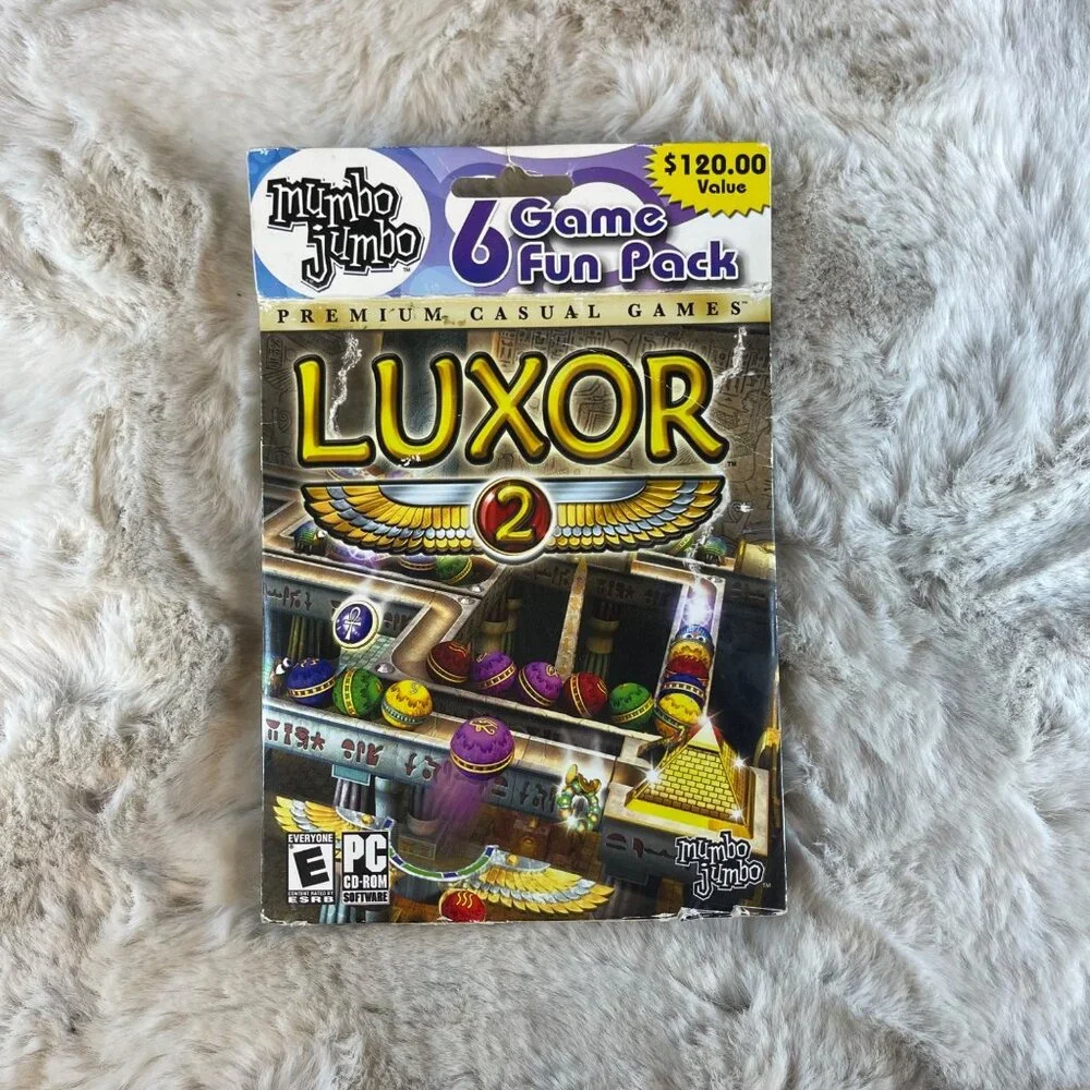 Mumbo Jumbo Premium 6 Pack Games Luxor 2 Jewel Quest PC CD ROM